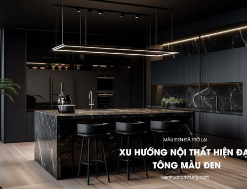 XU HƯỚNG NỘI THẤT MÀU ĐEN